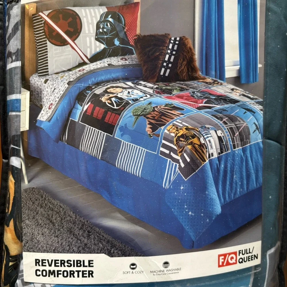 Disney Star Wars Full Queen Reversible Comforter Kohl's Bedding Darth Vader